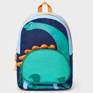 Cat & Jack Dino Mini Backpack - Navy and Teal